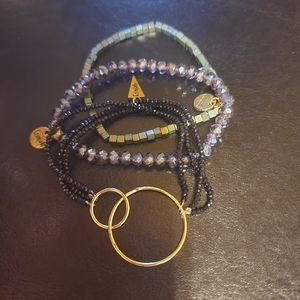 Erimish multicolor set with gold accent